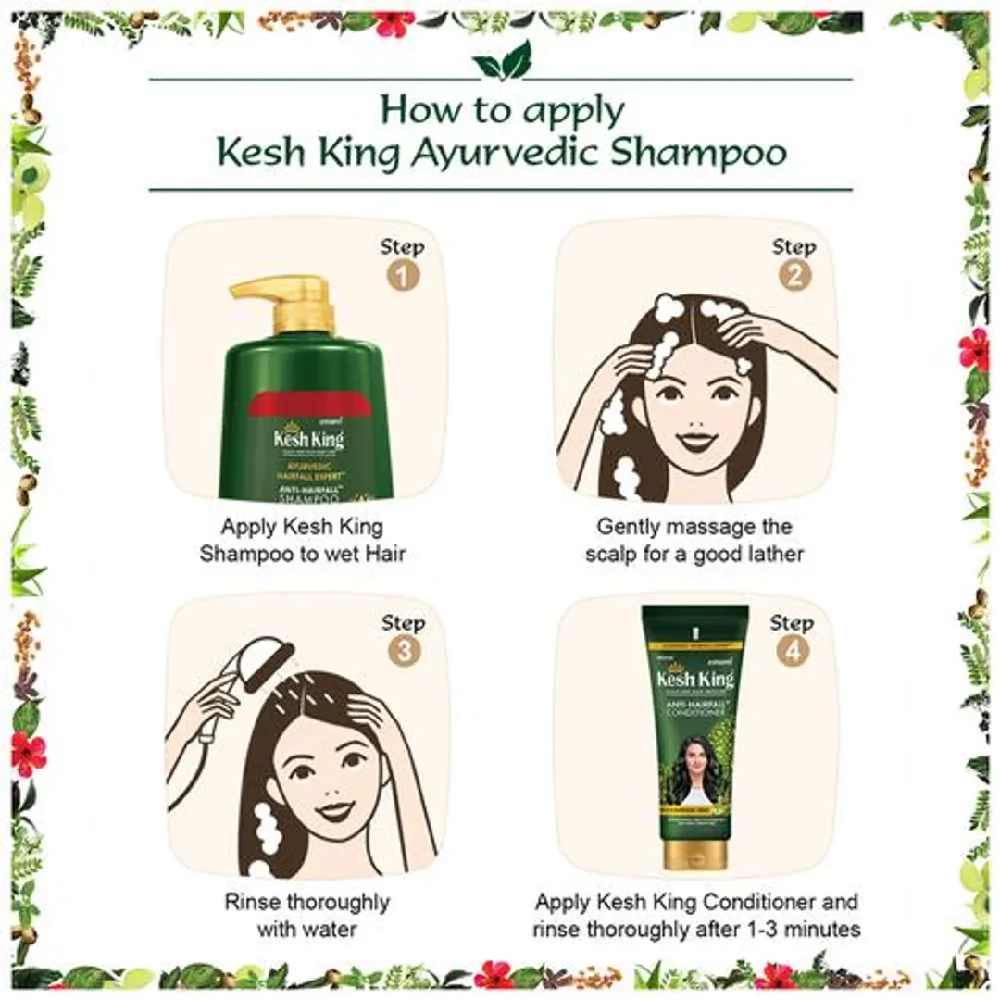 Kesh King Ayurvedic Anti Hairfall Shampoo, 1 L-5.webp